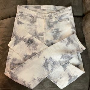 IRO skinny Jeans- Black And White Abstract
